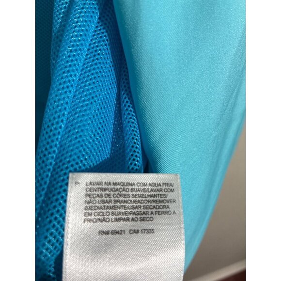 Reebok Womens Lightweight Blue Full-Zip Hooded Jacket With Elastic Cuffs Size S - Picture 8 of 11